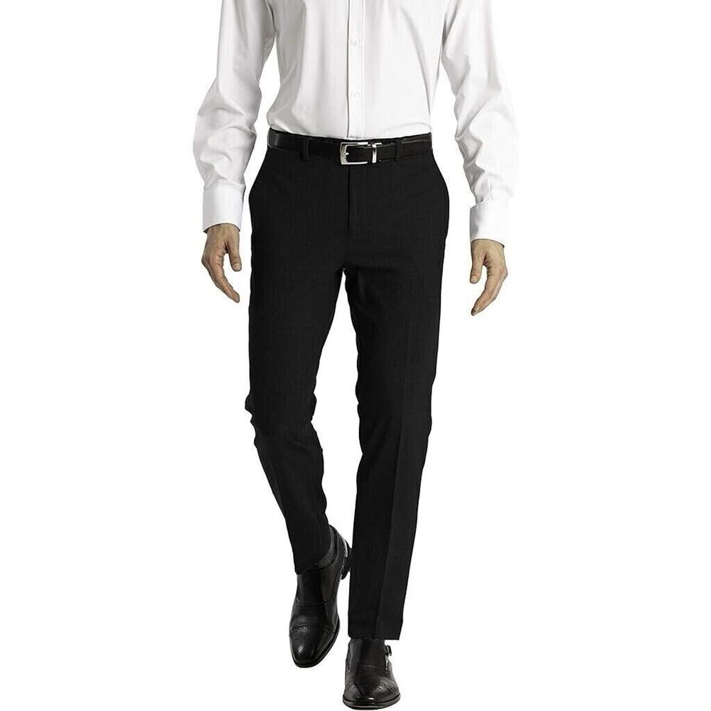 Calvin Klein Men's Slim Stretch Waist No Iron Dress Pants NWT 32x32 JMROPJJX0001